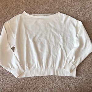 Hippie Rose Cream Crew Neck Sweater